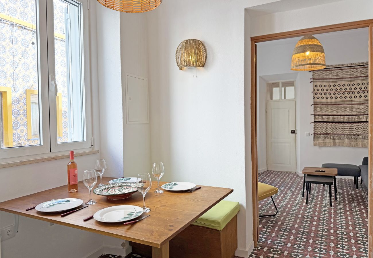 Casa geminada em Fuseta - Red Flamingo Townhouse Fuseta