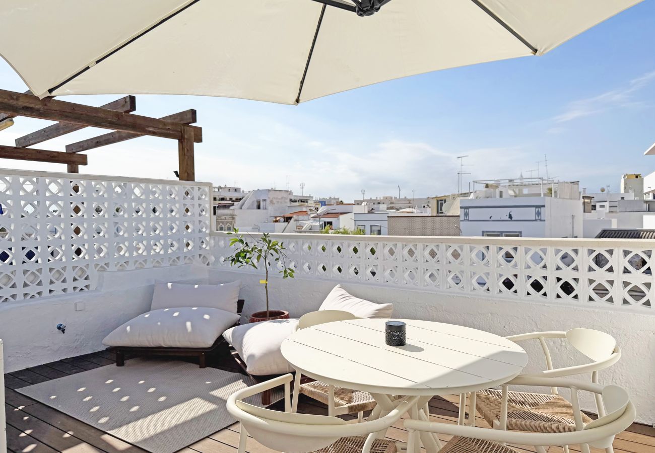 Terraced House in Olhão - Val Stylish Townhouse Olhao